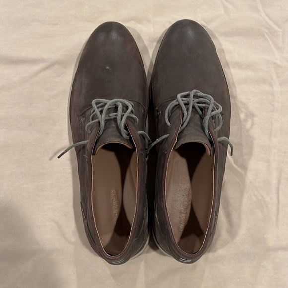 Lightly worn Hush Puppies Dark Grey Dress Shoe. Size 13. Classic with Comfort. - Picture 7 of 13